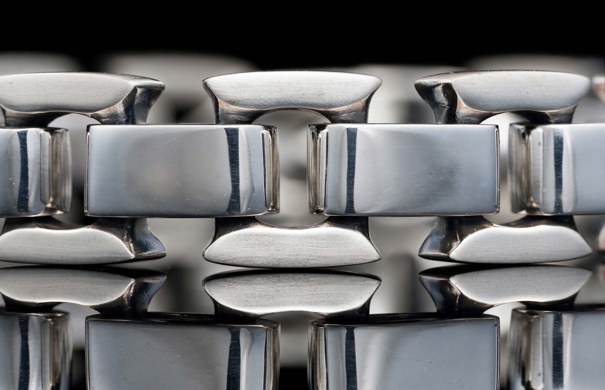 Handcrafted sterling silver men's bracelet from William Henry.