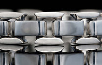 Handcrafted sterling silver men's bracelet from William Henry.