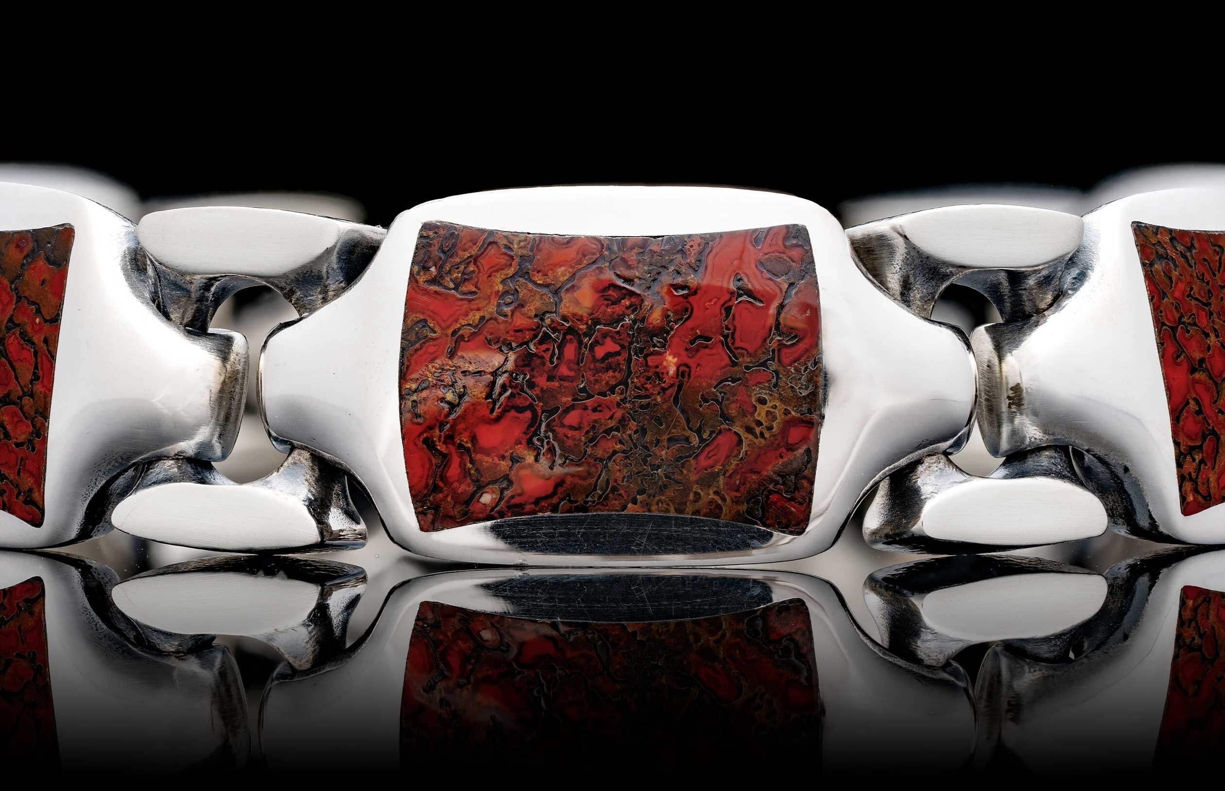 Dino Retro (BR13 DB RB) Men's Bracelet – William Henry