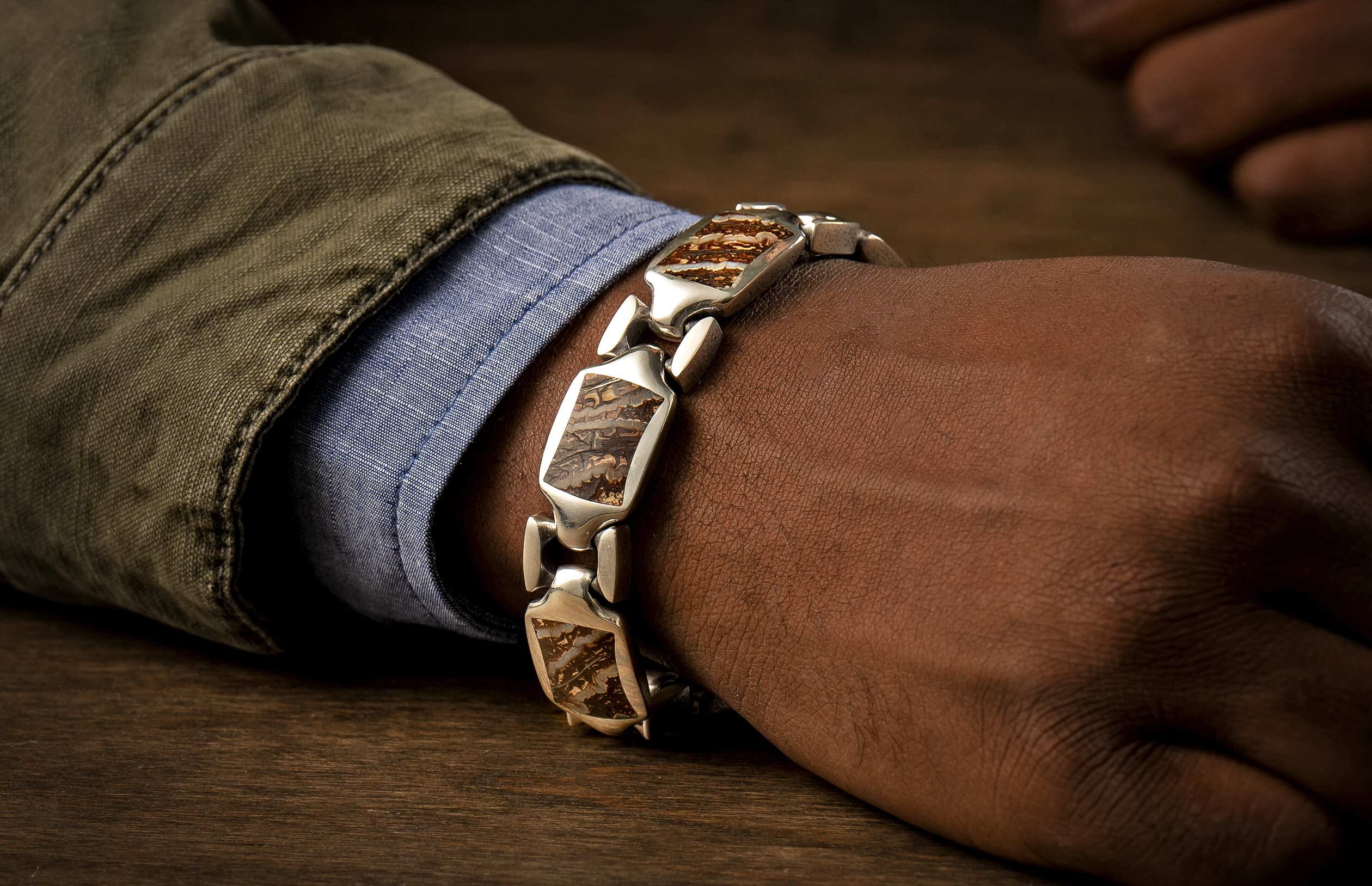 Mammoth Retro (BR13 MT BR) Men's Bracelet – William Henry
