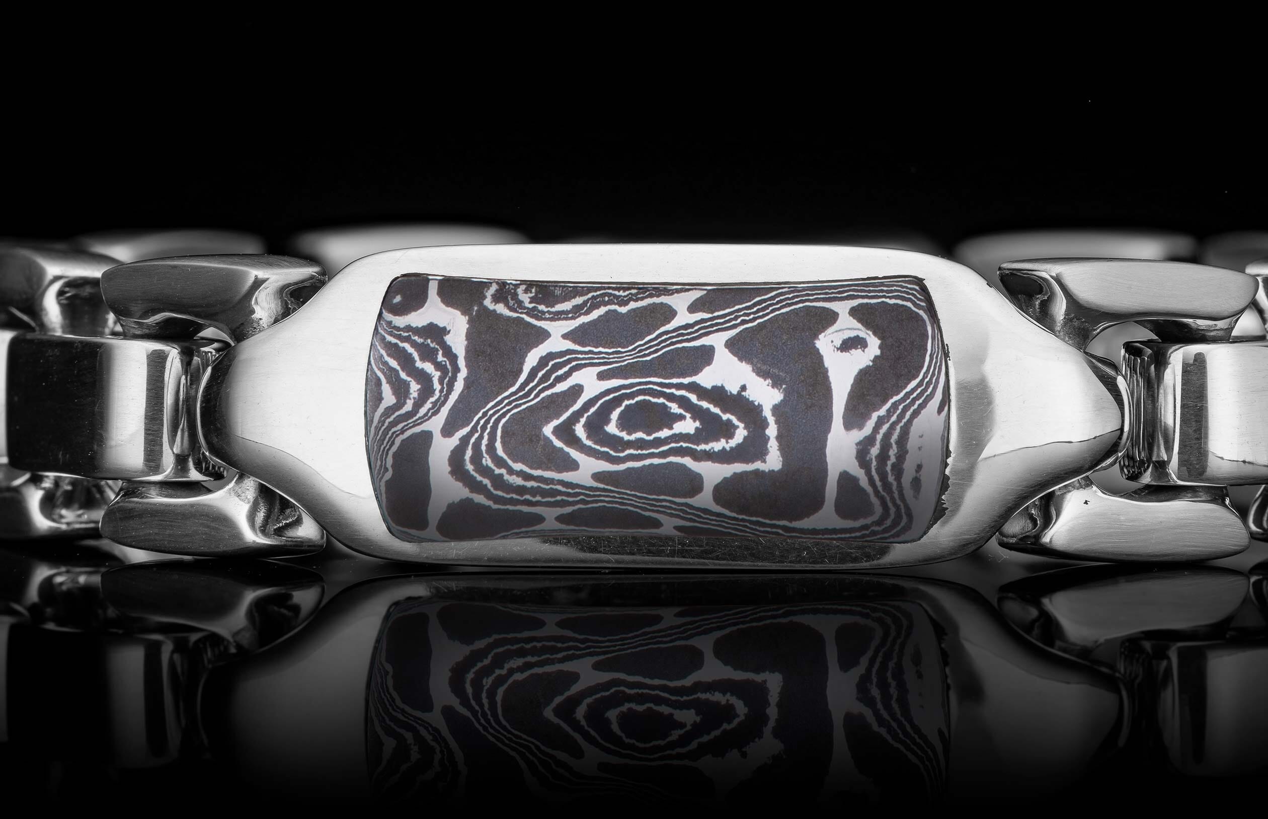 Damascus Identity - Hand-Forged Men's Bracelet – William Henry