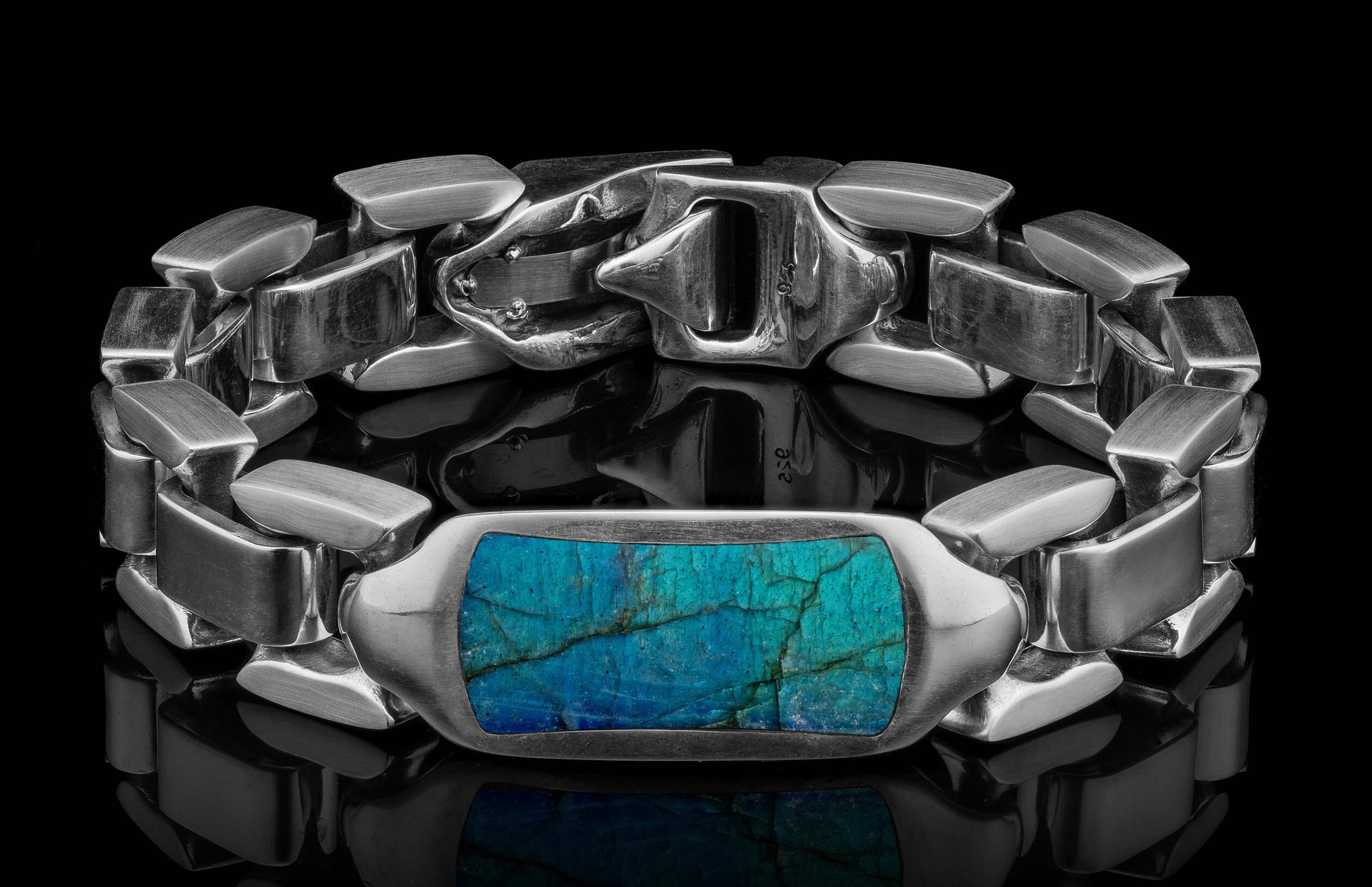 Labradorite Identity (BR24 LAB) Men's Bracelet – William Henry
