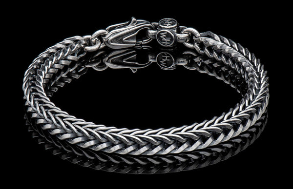 アクセサリー WhooseA silver925WideChainBracelet Mens Silver Cuban Link Chain 20MM Wide Bracelet, From Guan05