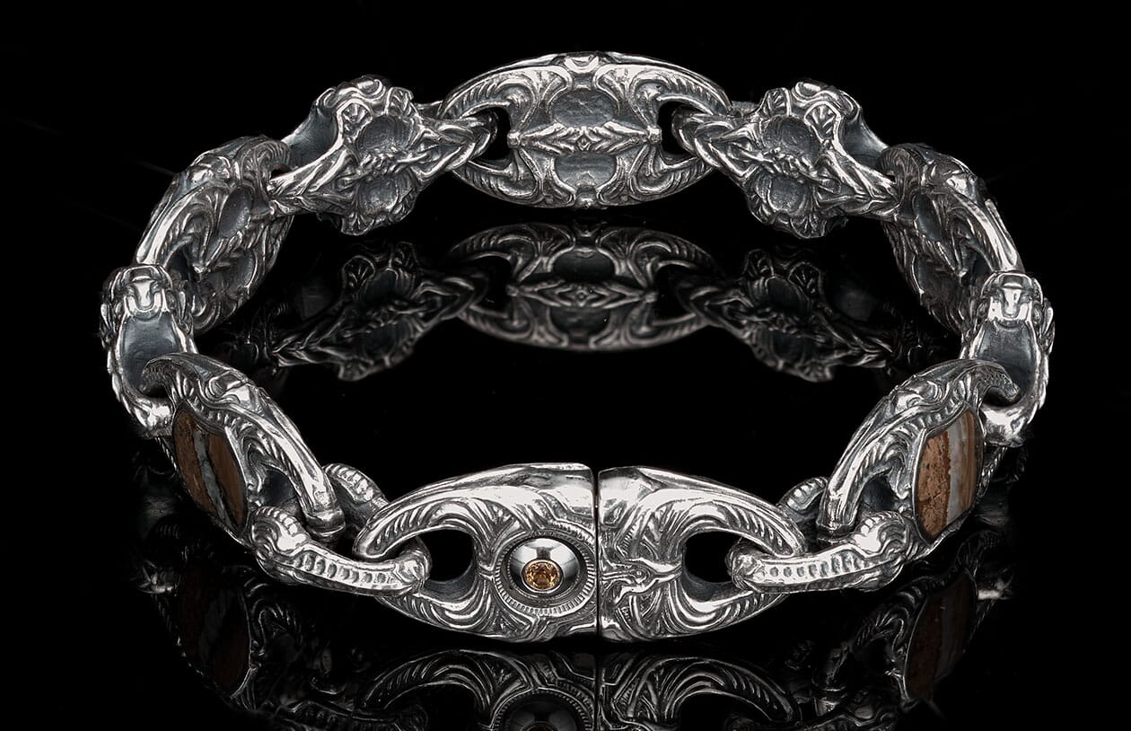 Squire (BR3 MT BR) Men's Bracelet – William Henry Squire (BR3 MT BR) Men's Bracelet – William Henry