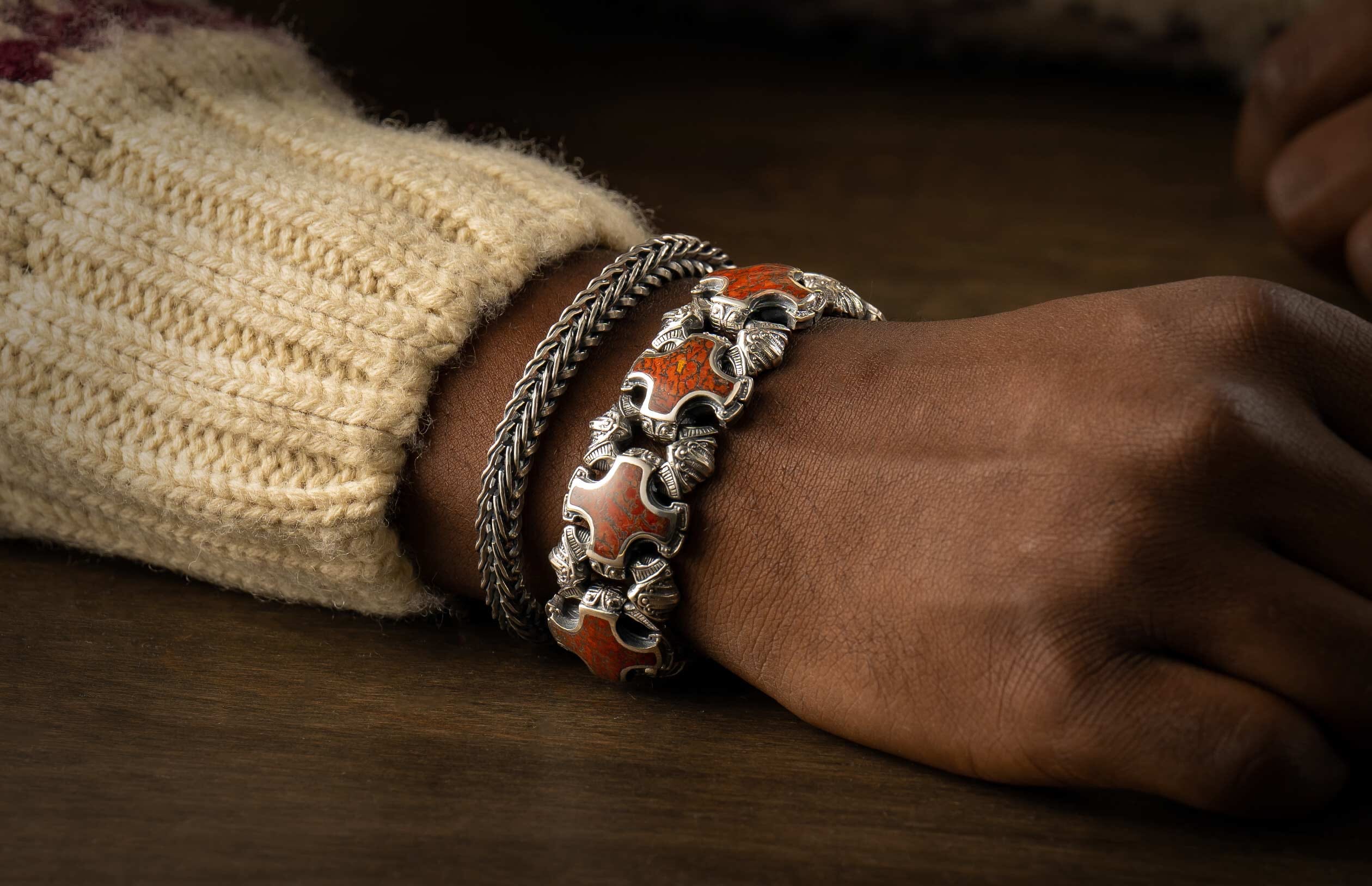 Grandis (BR5S DB RB) Men's Bracelet – William Henry