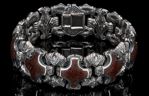 Valiant Dynamo/Braveforge Bracers セット Grandis (BR5S DB RB) Men's Bracelet – William Henry