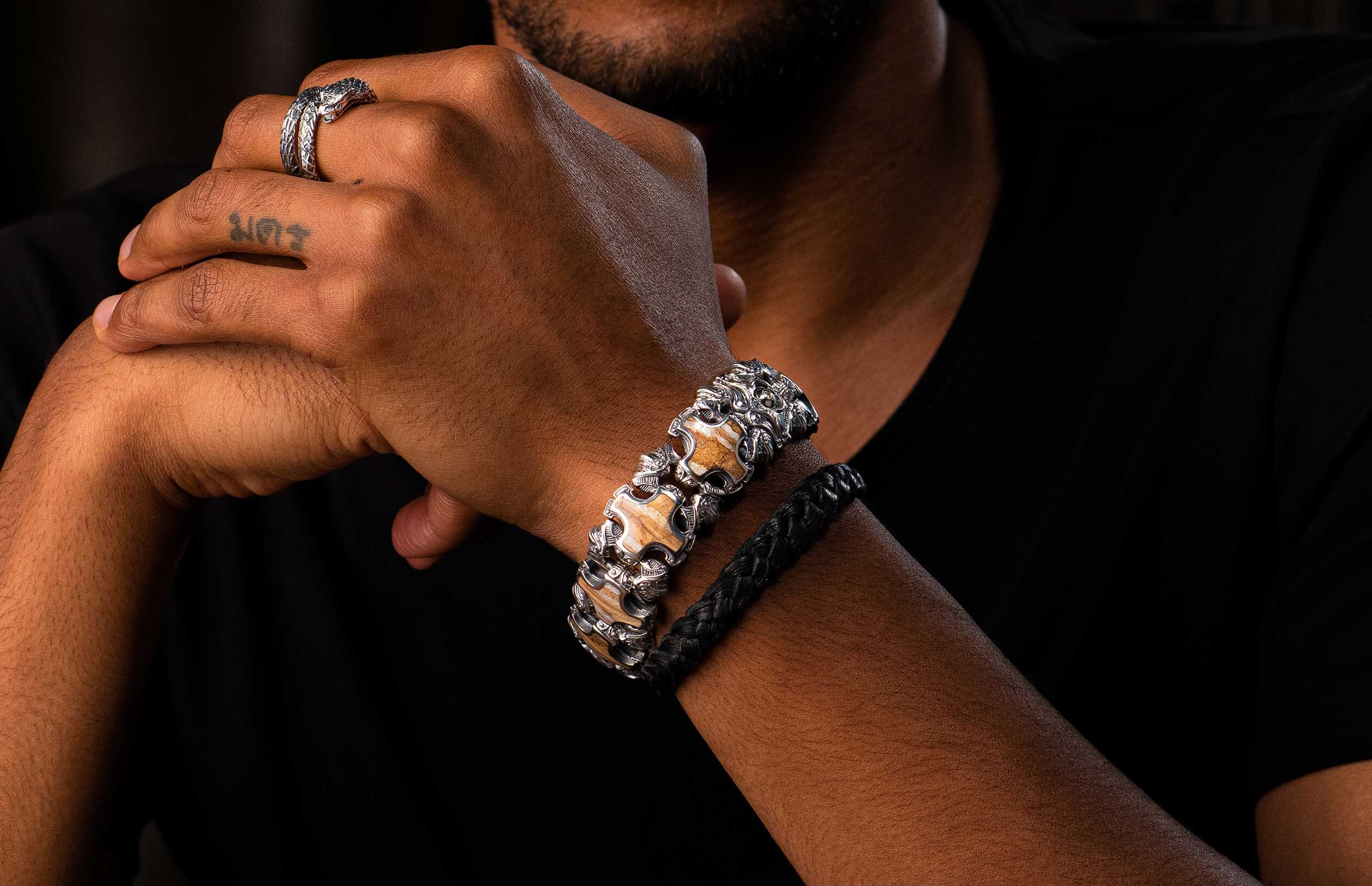 Aleksius (BR5S MT BR) Men's Bracelet – William Henry