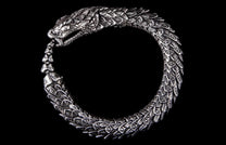 The Ouroboros Sterling Silver Snake Bracelet