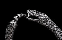 The Ouroboros Sterling Silver Snake Bracelet