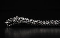 The Ouroboros Sterling Silver Snake Bracelet
