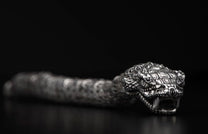 The Ouroboros Sterling Silver Snake Bracelet