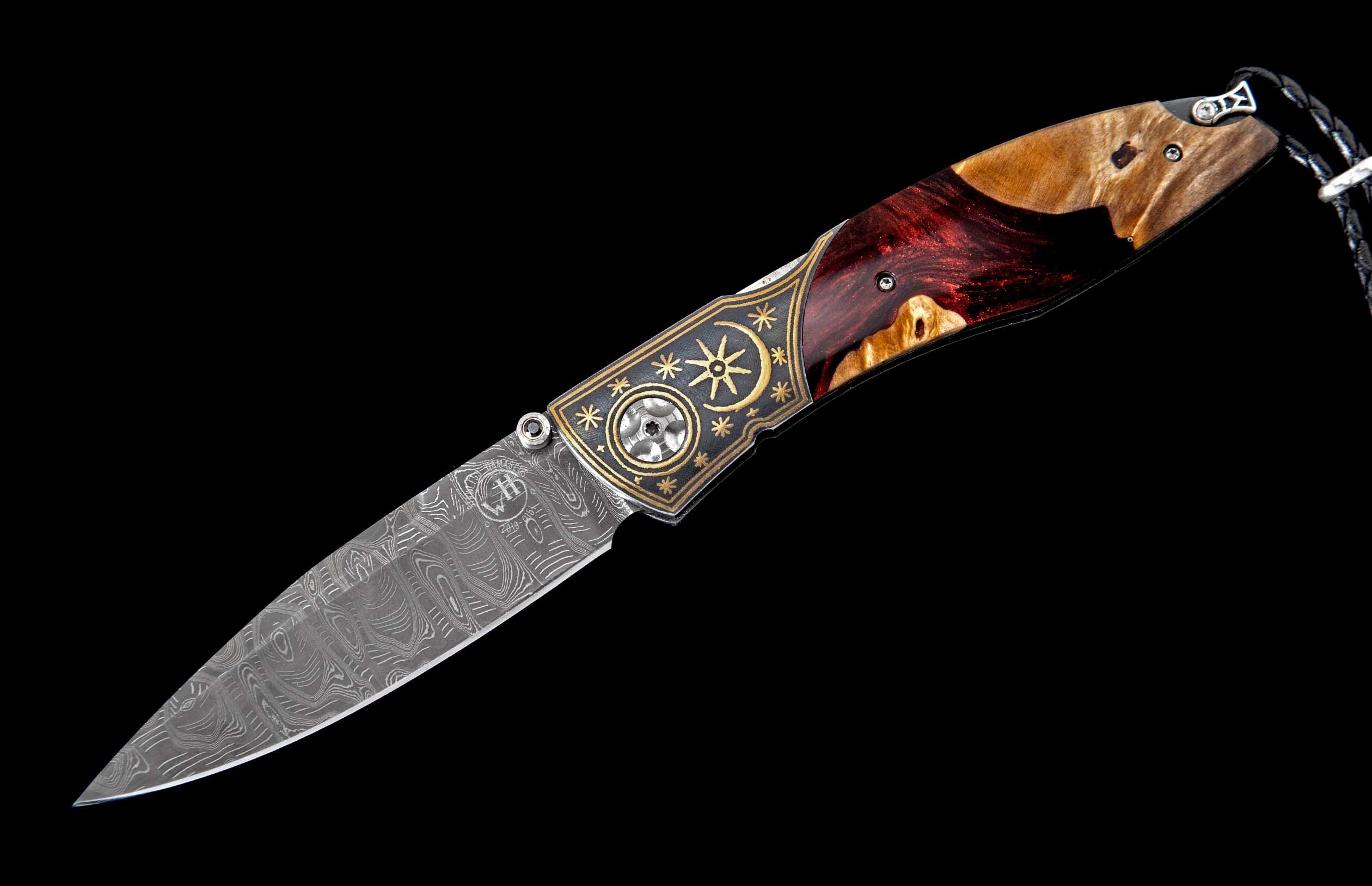 24K gold Koftgari inlaid with natural wood & resin hybrid. Hand