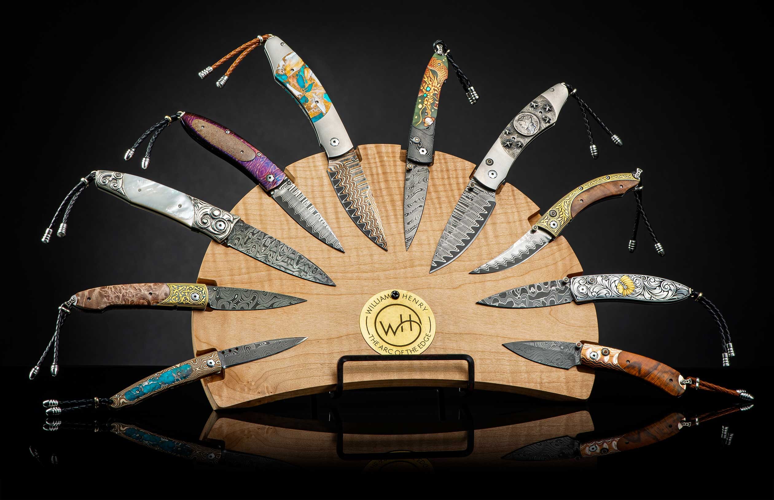 Maple Collector Knife Rack