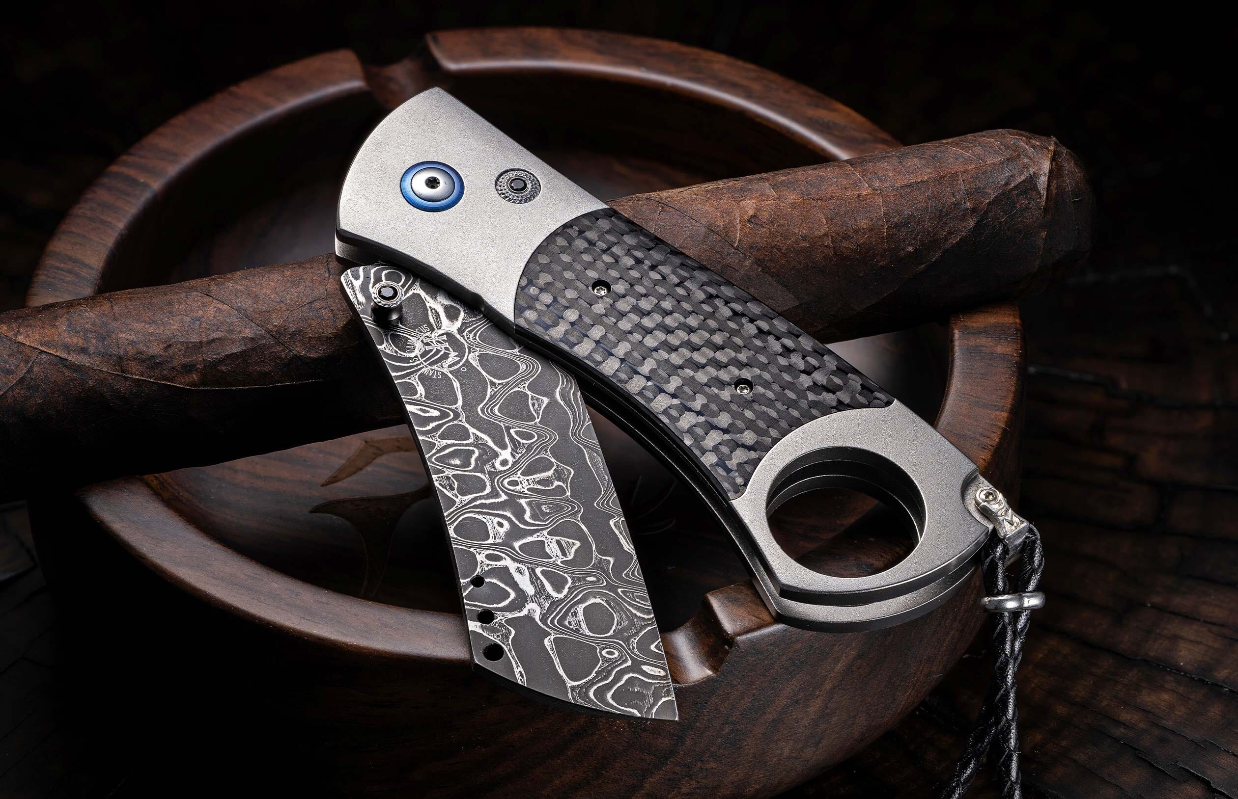 A Carbon Fiber Cigar Cutter