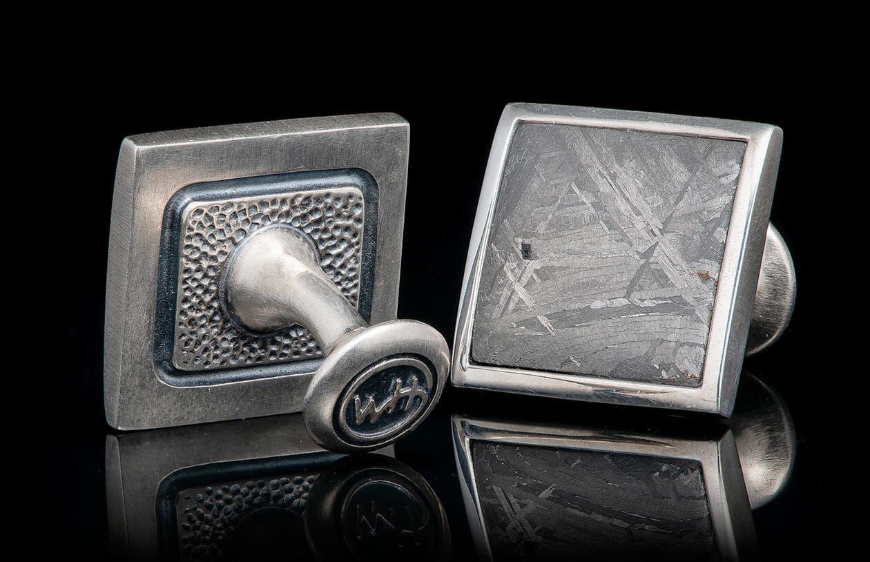 Meteorite Duo (CL MET) Cufflink – William Henry