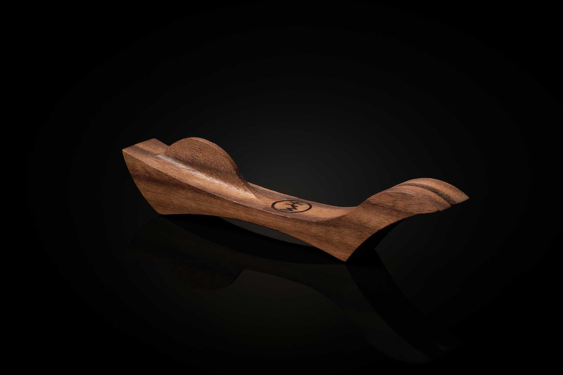 William Henry collector's pocketknife stand made from American Black Walnut.