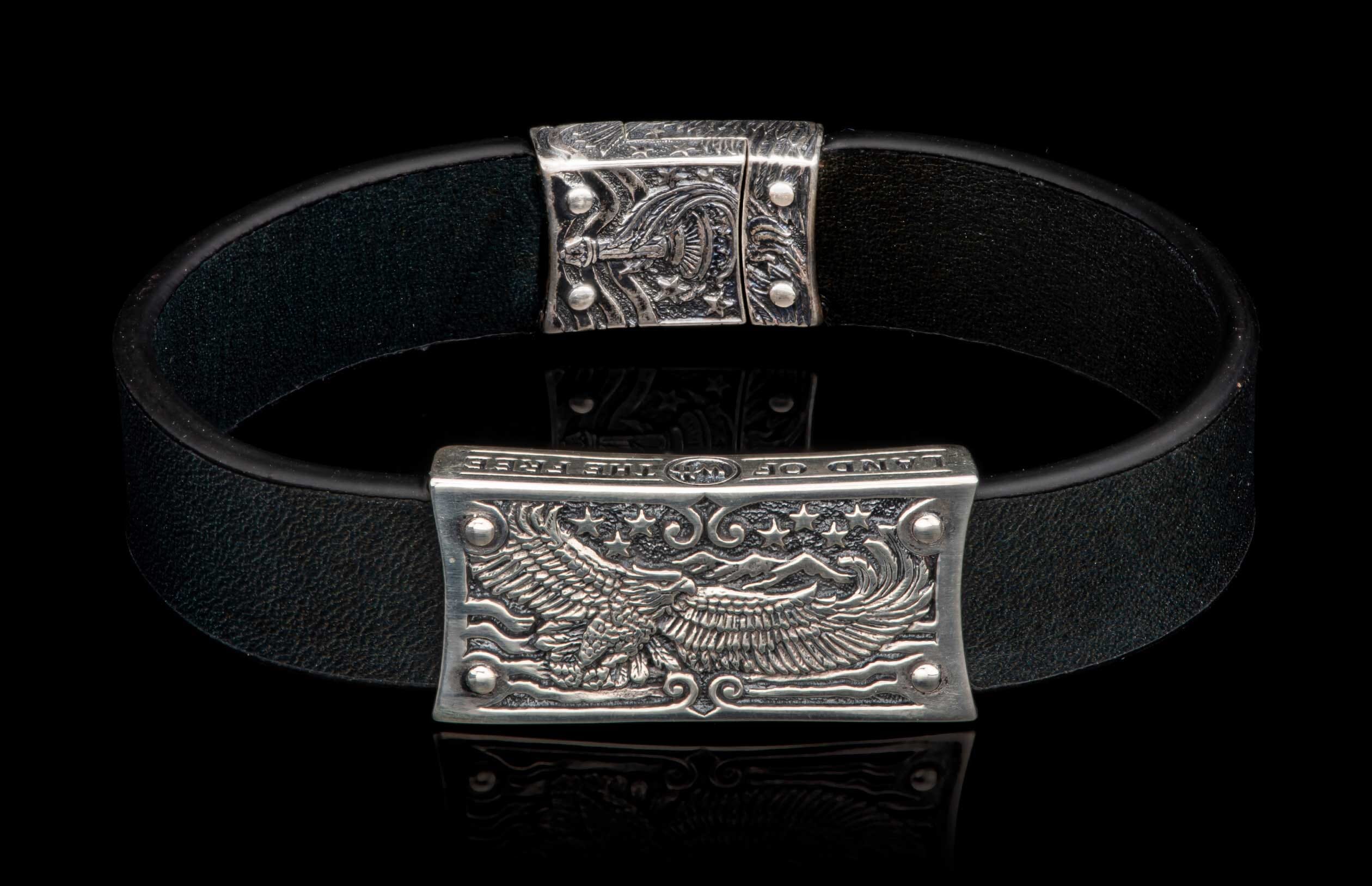 Leather Jewelry Collection (Bracelets & Pendants) for Men