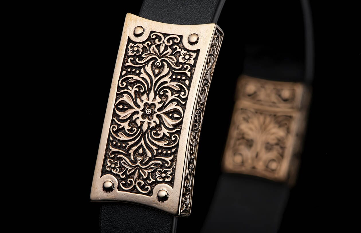 Venice - Bronze/Black (LC192 TBZ BLK) Men's Bracelet – William Henry