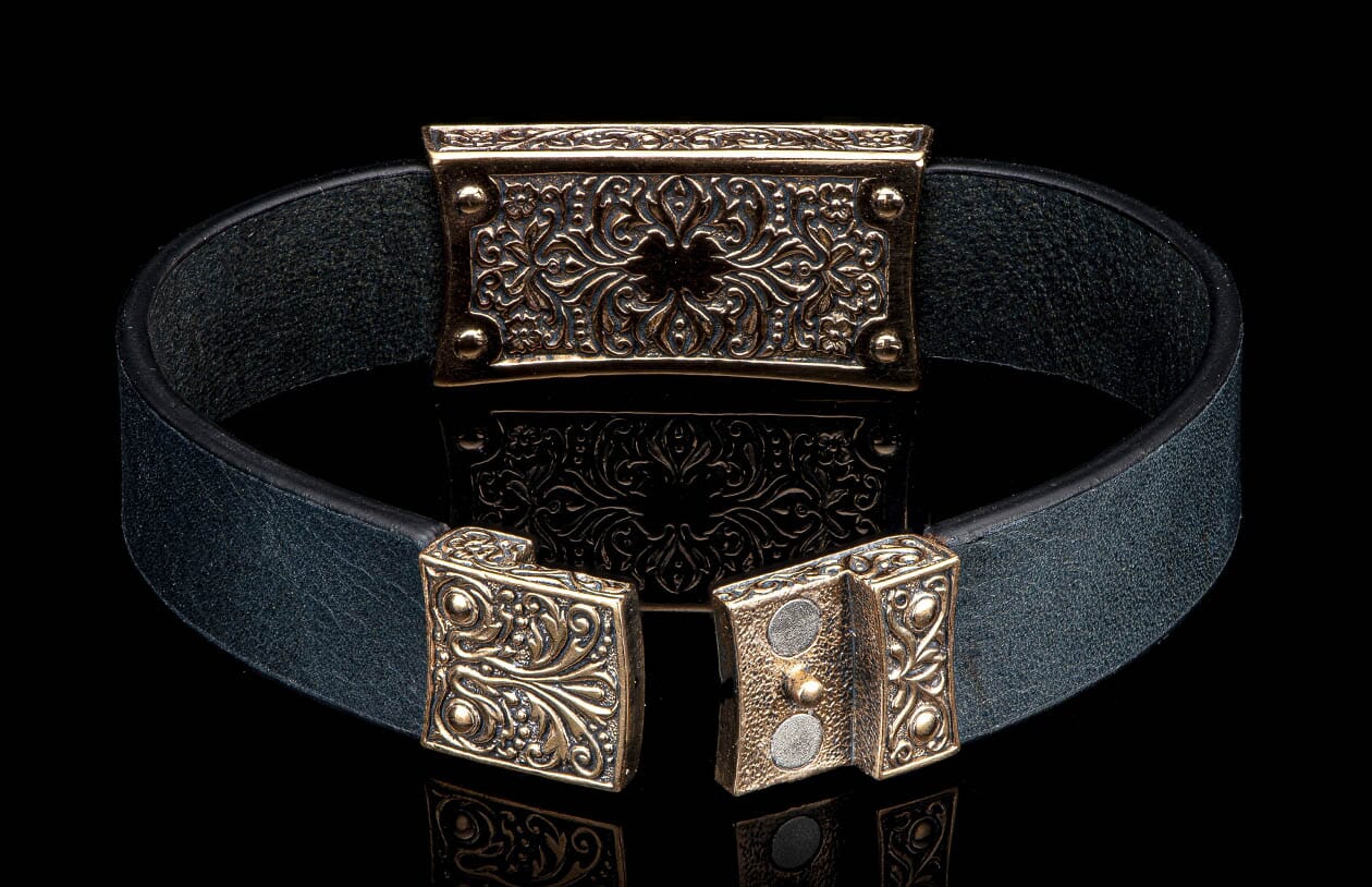 Venice - Bronze/Black (LC192 TBZ BLK) Men's Bracelet – William Henry