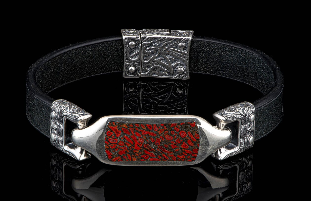 Layla - Dino/Black (LC193 RRDB BLK) Men's Bracelet – William Henry