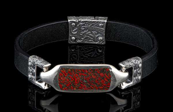 Layla - Dino/Black (LC193 RRDB BLK) Men's Bracelet – William Henry