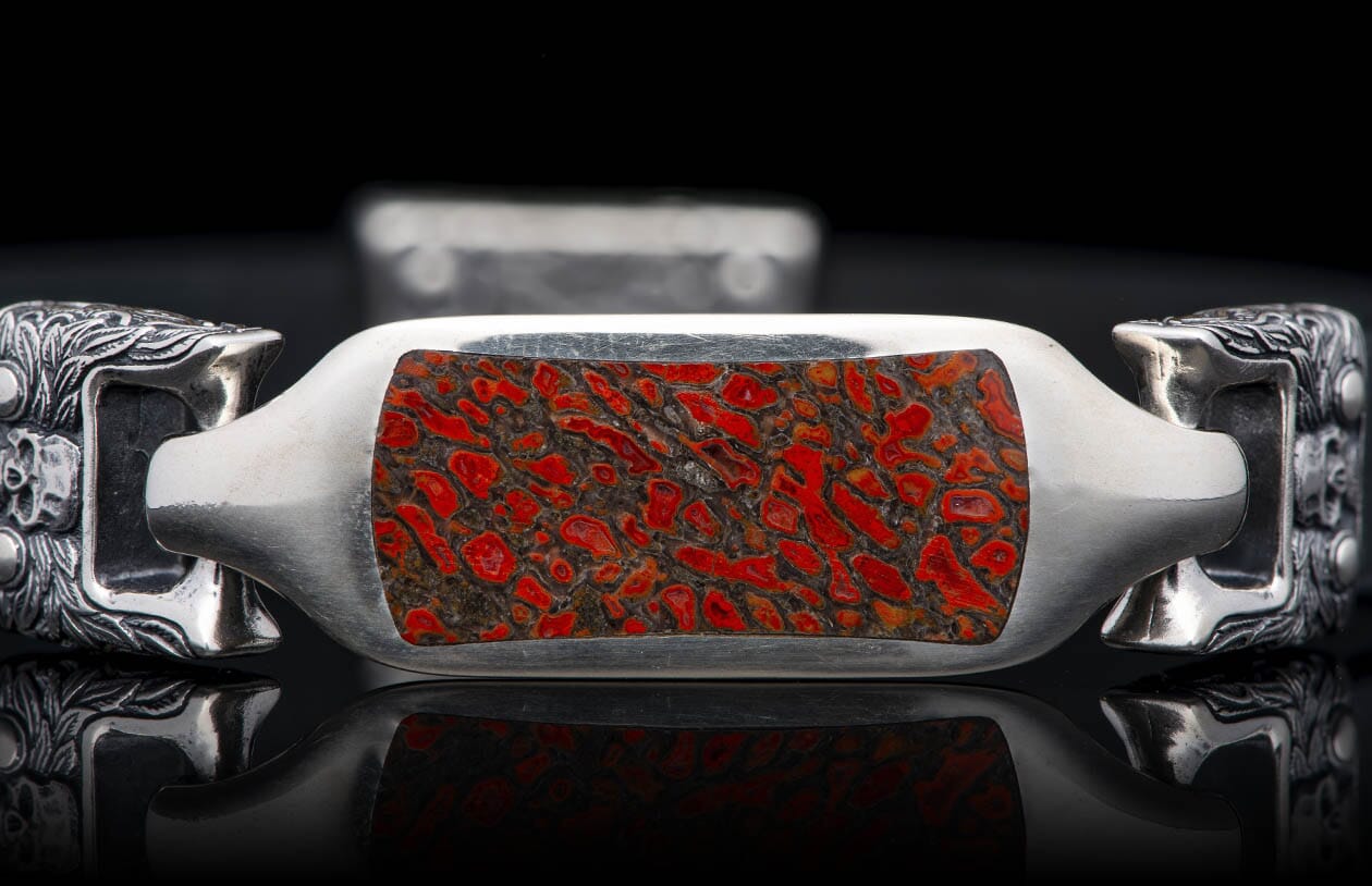 Layla - Dino/Black (LC193 RRDB BLK) Men's Bracelet – William Henry