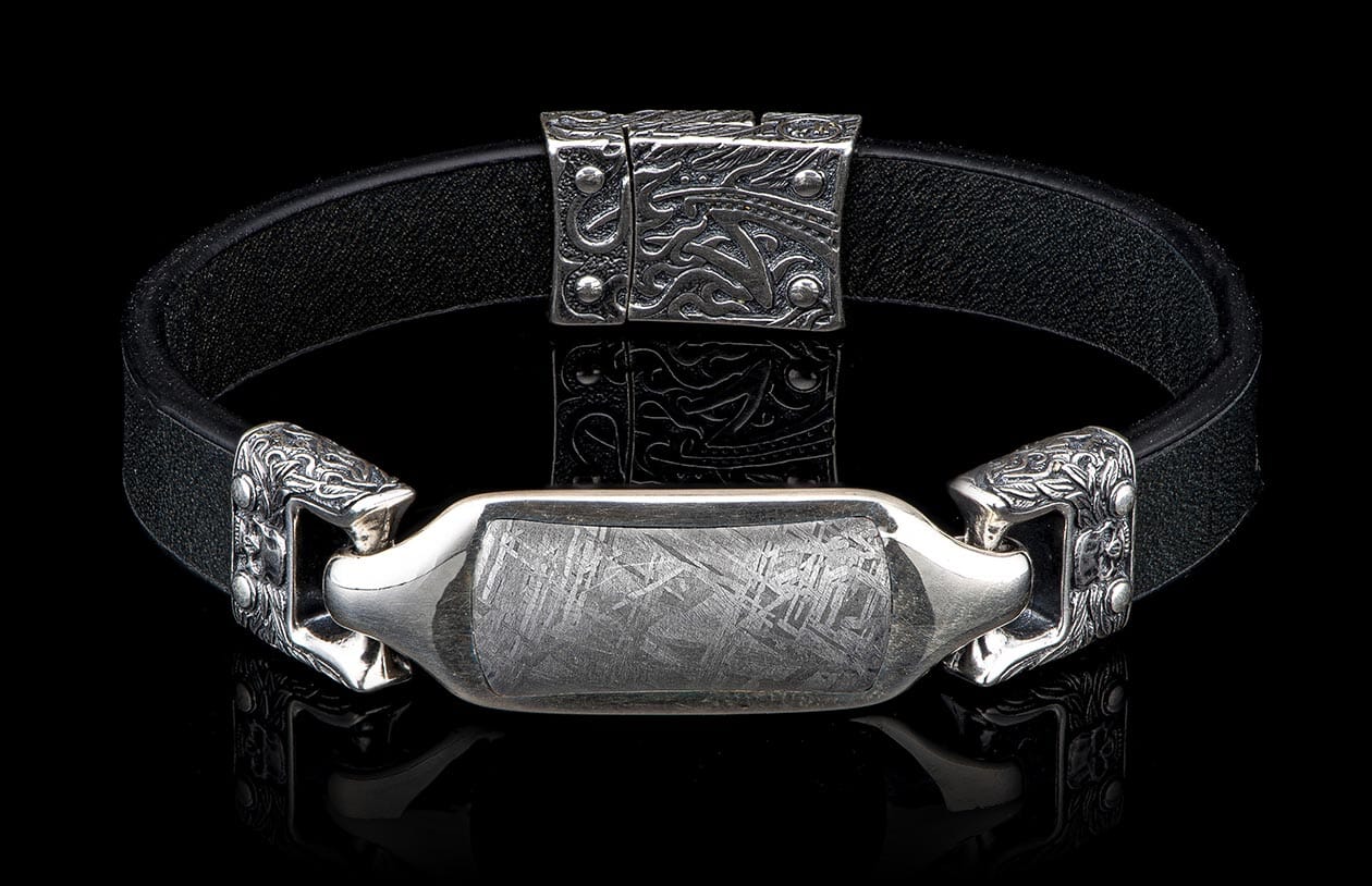 Layla - Meteorite/Black (LC193 RRMET BLK) Men's Bracelet – William