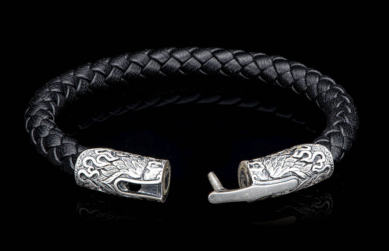 Leather Jewelry Collection (Bracelets & Pendants) for Men