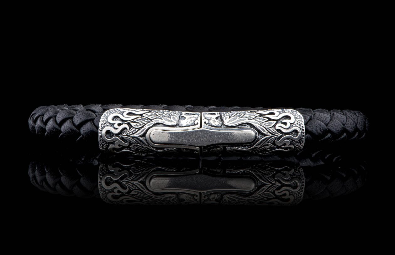 Ramble On - Silver/Black (LC196 RRS BLK) Men's Bracelet from