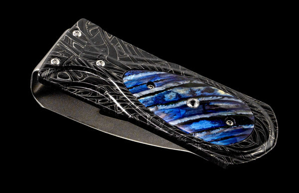 Zurich Blue Cache (M3 BLUE CACHE) Money Clip from William Henry