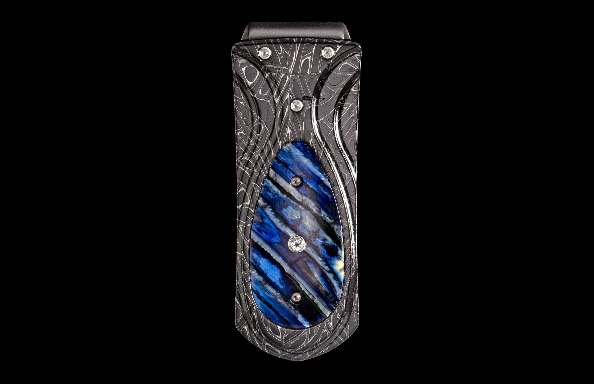 Zurich Blue Cache (M3 BLUE CACHE) Money Clip from William Henry
