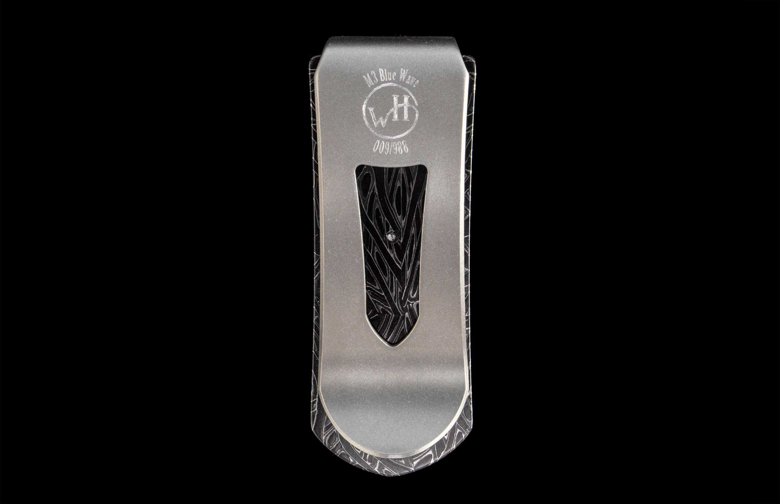 Zurich Blue Cache (M3 BLUE CACHE) Money Clip from William Henry