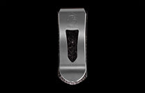 The Zurich Viper Hand-forged Damascus Money Clip 
