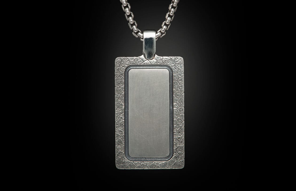 Black Jade Pinnacle (P43 BLK J) Men's Necklace – William Henry