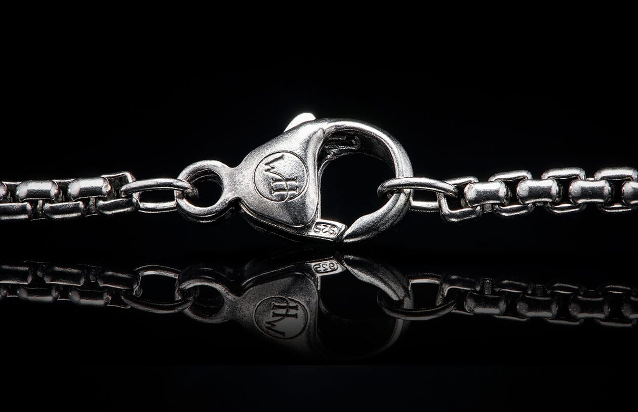 Black Jade Pinnacle (P43 BLK J) Men's Necklace – William Henry