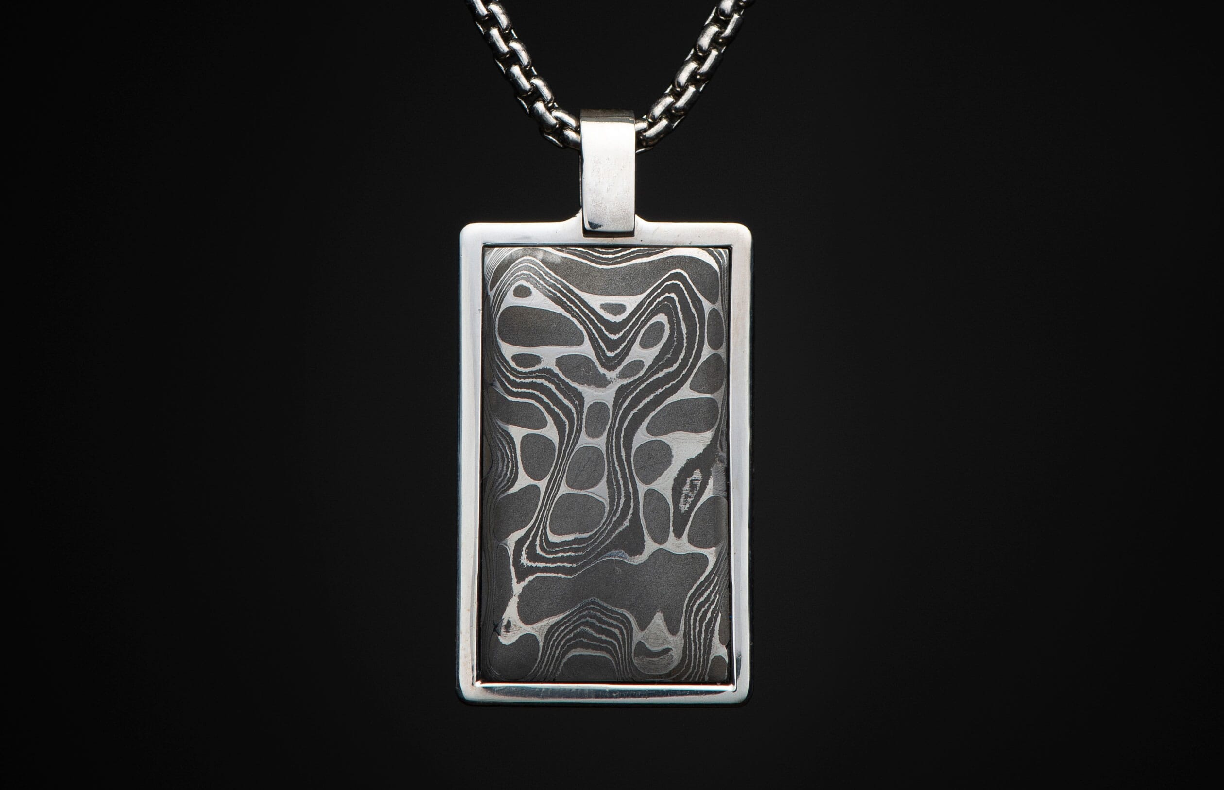 Damascus Pinnacle (P43 DAM) Men's Necklace – William Henry