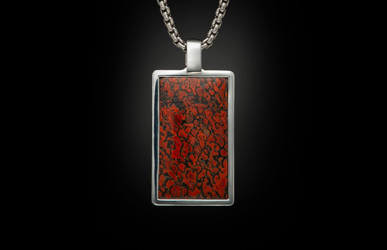 Dino Pinnacle (P43 DB RB) Men's Necklace – William Henry