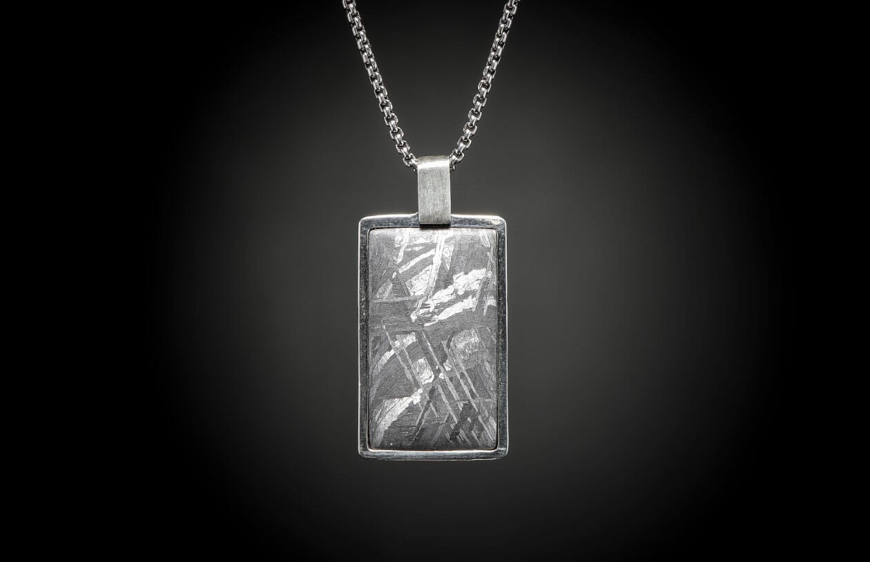 Meteorite Shift (P44 MET) Men's Necklace – William Henry
