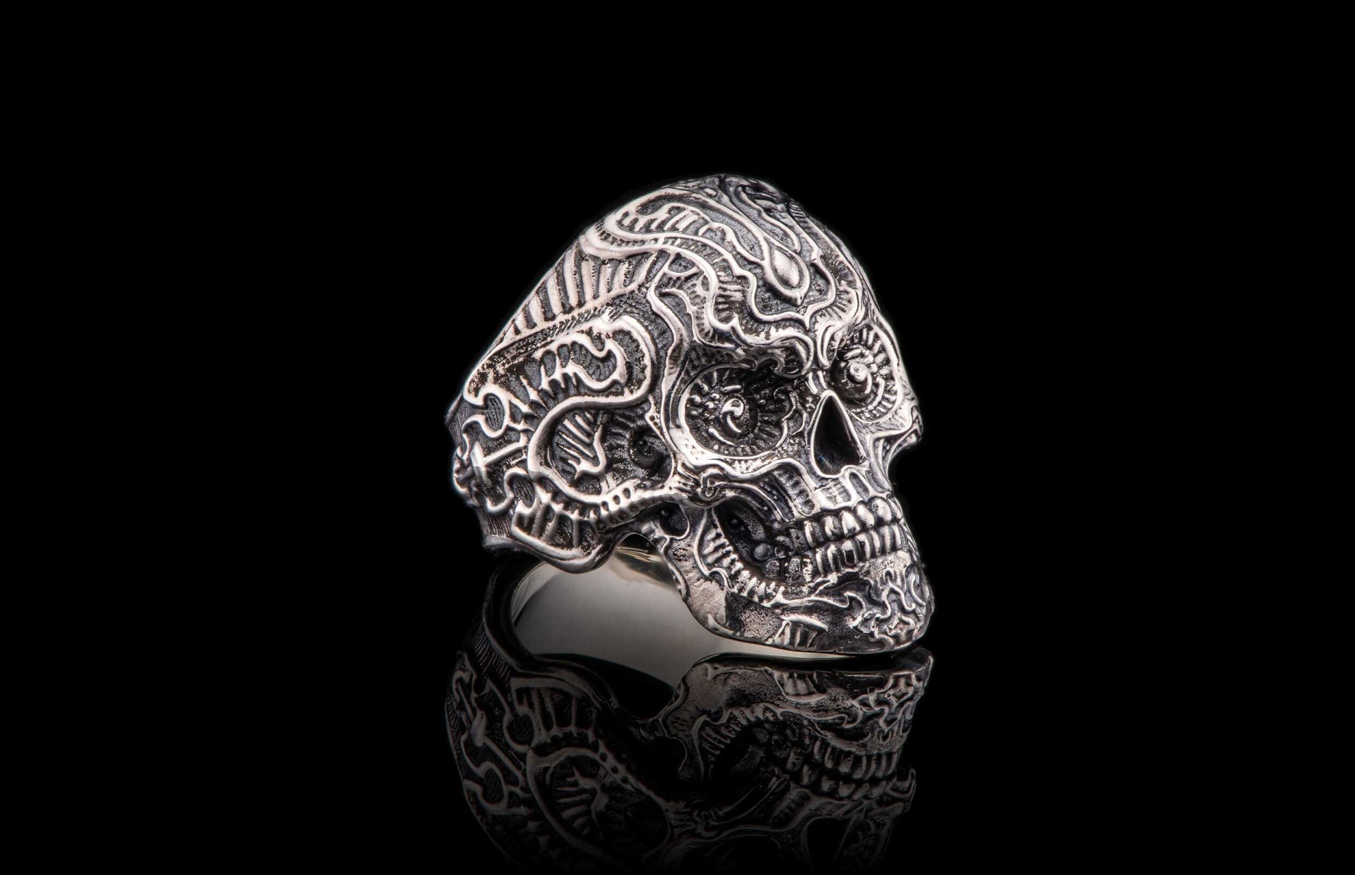 The Men's Calavera Mexican 'Sugar Skull' Ring 