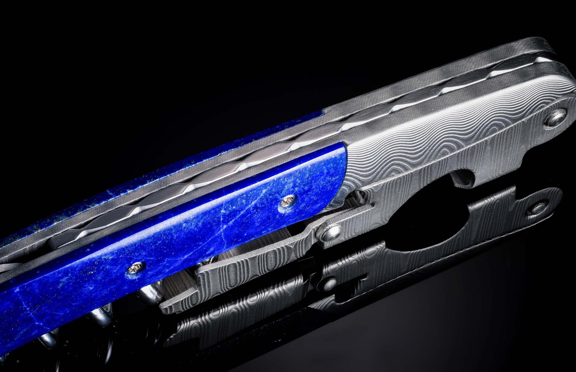  and foil cutter with Lapis Lazuli inlay.