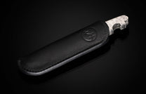 The Amphora (S23 MT) Sommelier Wine Opener in a leather case
