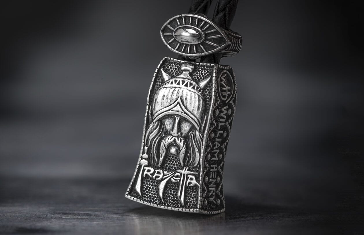 Silver Warrior (TOUCHSTONE 9) Key Chain from William Henry