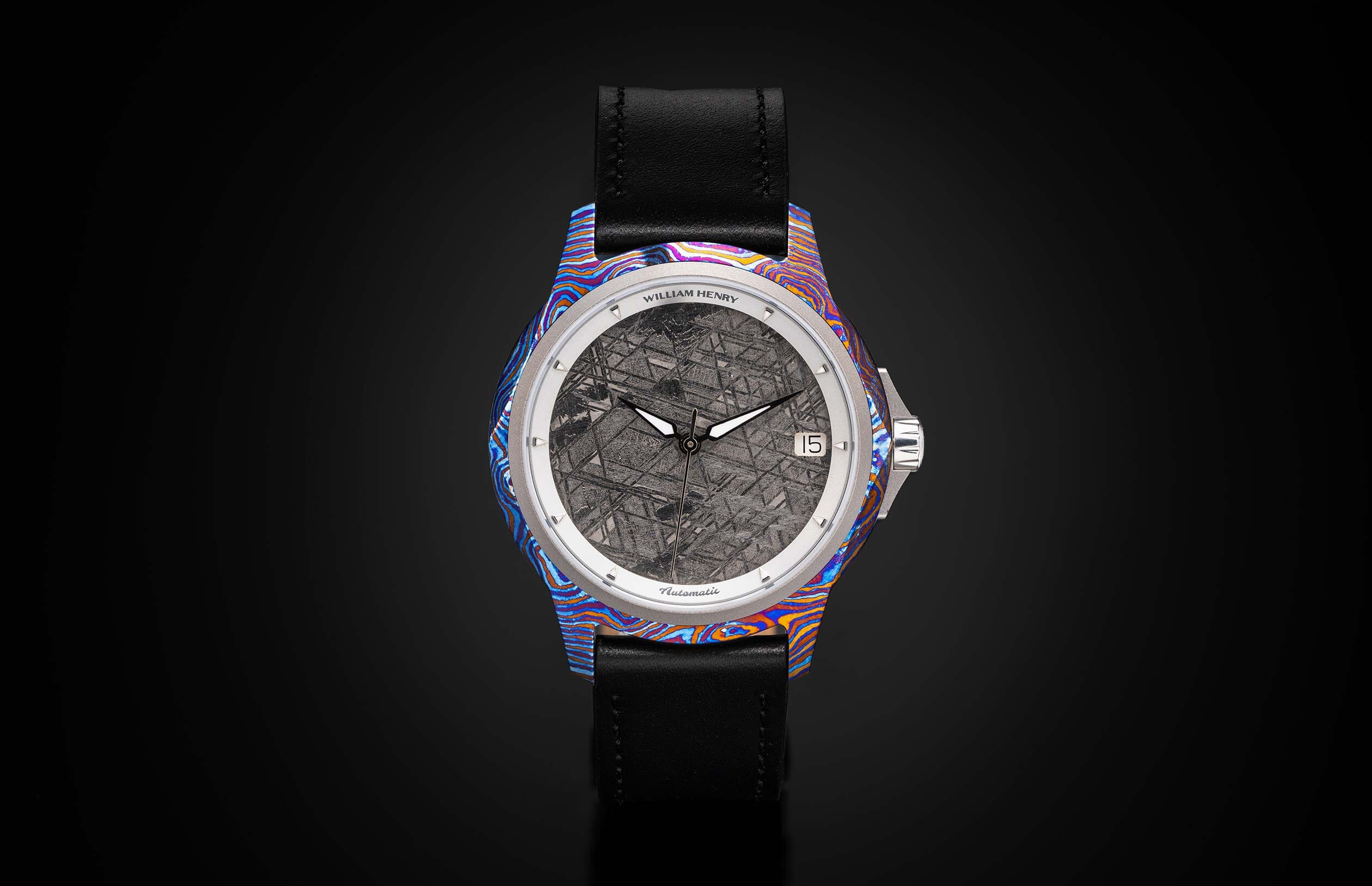 Legacy Men's Meteorite Watch (W1 MET MOK) – William Henry