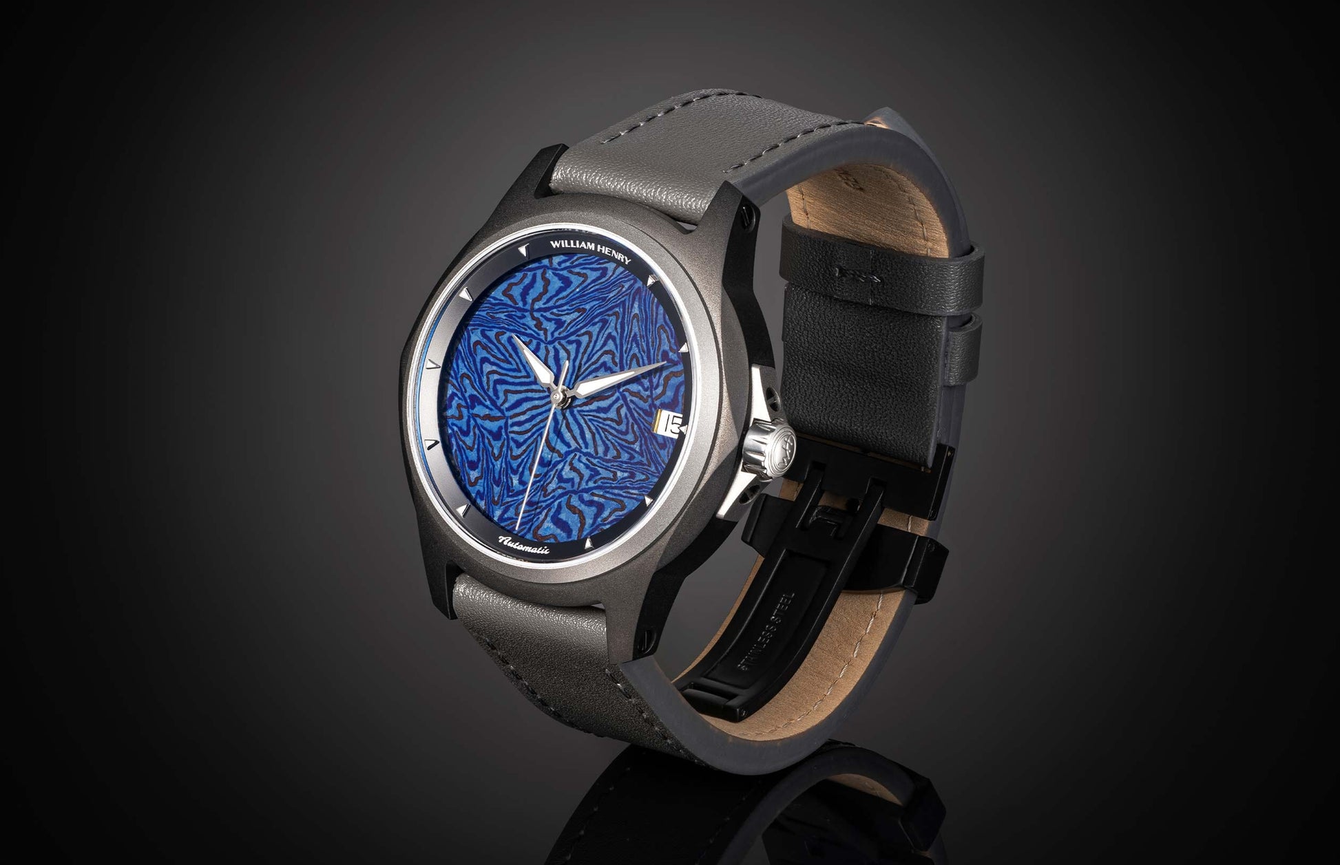 The Legacy MokuTi  Titanium Wrist Watch (W1 MOKU BLKTI)