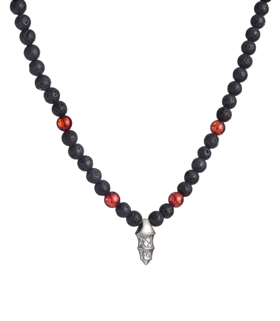william henry beaded pendant necklace