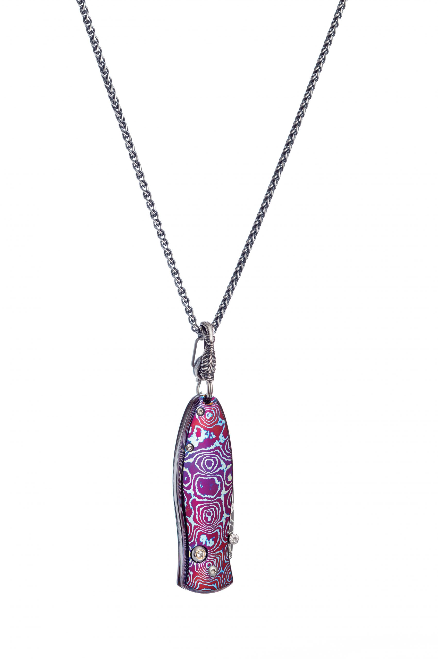 william henry pocket knife necklace