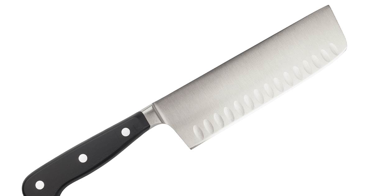 black chefs knife